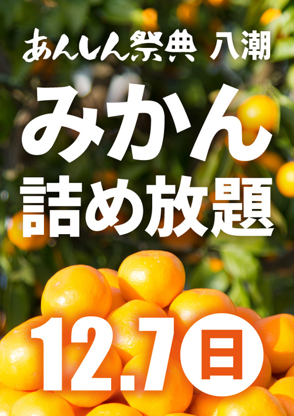 🍊冬の大人気イベント！【みかん詰め放題】🍊