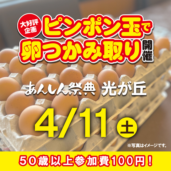 🥚【ピンポン玉で卵つかみ取り】高級たまごをゲット！🥚（4/11）